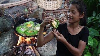 My Natural Food: Duck Egg for Food - Cooking Duck Egg in Big Pepper for Eating Delicious #17