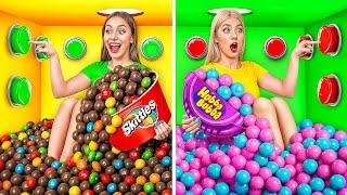 1000 Mystery Buttons Challenge Only 1 Lets You Escape |Funny Situations and Fails Multi DO Challenge