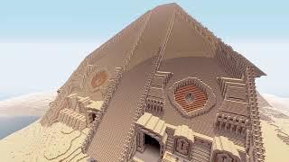 Minecraft timelapse pyramid