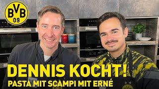 Pasta & shrimps with Erné | Cooking with Dennis