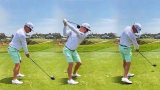 CHARLEY HOFFMAN GOLF SWING 2021 - IRON & DRIVER - SLOW MOTION 240FPS 4K