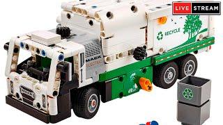 Сборка LEGO - СТРИМ. Набор Lego Technic 42167 Mack LR Electric Garbage Truck