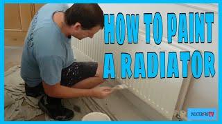 How to paint a radiator. painting a radiator.