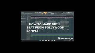 How to Master drill beat from bollywood song in fl studio ! (Making A Beat From Scratch)