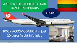 STUDENT DISCOUNT in TURKISH AIRLINES| CHEAP ACCOMODATION Lithuania | ENGLISH