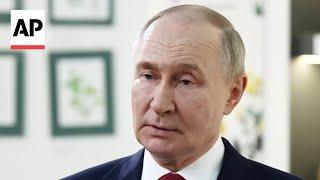 Putin says Russia is ready to work to end fighting in Ukraine after call with Trump
