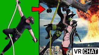 I Was the STUNTMAN for a VRChat Movie!! (Full Body Tracking)