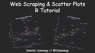 Web Scraping & Scatter Plot Tutorial in R w/ Dominic Samangy using NBA & Prem. League Data