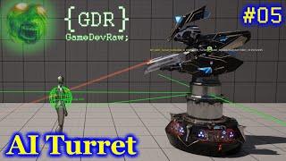 Improved Sight Perception - Turret #5 - Multiplayer AI in Unreal Engine - UE 5 tutorial