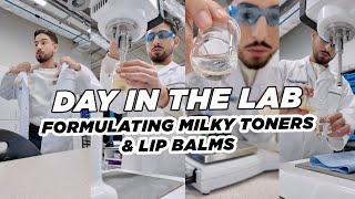 A Day in the Lab of a Cosmetic Chemist | Formulating Milky Toners & Lip Balms