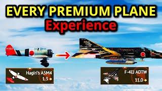 1 KILL IN EVERY JAPAN PREMIUM PLANE (Reserve to Top tier Madness)