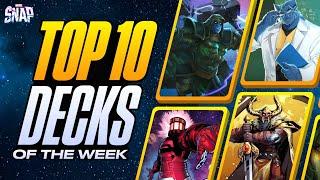 TOP 10 BEST DECKS IN MARVEL SNAP | Weekly Marvel Snap Meta Report #107