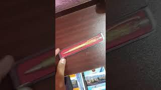 Unboxing My 3 lakh rupees pen with gold coated#goldpen#3lakhpen#shorts