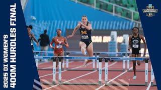 Women's 400m hurdles final - 2025 NCAA outdoor track and field championships