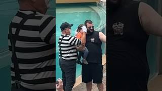 Look this way  tom the mime baby #seaworldmime #funny #tomthemime