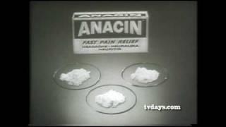 ANACIN FAST PAIN RELIEF CLASSIC TV SHOWS & COMMERCIALS on DVDS at TVDAYS.com