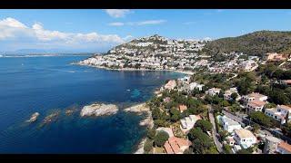 Roses, Spain in 4K 60fps drone fly-by