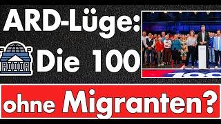 Keine Migranten & Muslime bei die 100 gegen die AfD, aber zig Schauspieler?  ARD Lügen-Propaganda!