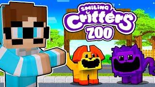 DENDY und BUFLO BAUEN EINEN GEHEIMEN SMILING CRITTERS ZOO in MINECRAFT!