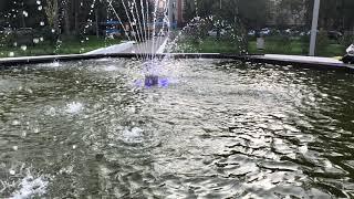 Fountain in slow motion