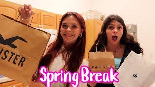 SHOPPING FOR SPRING BREAK! CLOTHING HAUL 2023! EMMA AND ELLIE