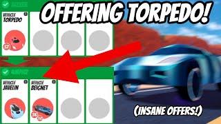 Offering TORPEDO In Jailbreak Trading! (INSANE OFFERS!)