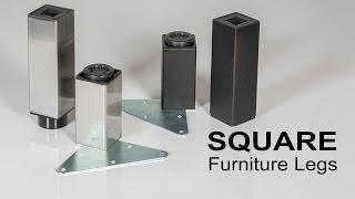 Camar Square Furniture Legs | Quick Ship & Easy Install