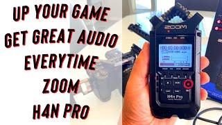 Zoom H4N Pro, Get Great Audio Every Time, Easy To Learn and Use. Amazon Link Is Below. #zoomh4npro