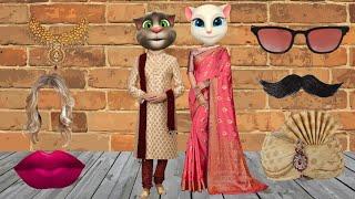 Tom 51 Funny cat makeup video so beautiful nice funny cat s #mkbilluhd#billu_funny_video