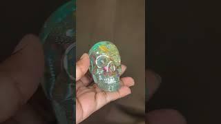 Butterfly Skull #resinart #epoxy #butterflies #skullart #skull  #demolding