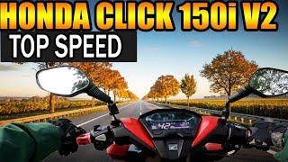 Honda Click 150i Game changer v2  | Top Speed Test