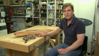 Moxon vice in a workbench