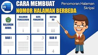  TERBARU!!! Cara Membuat Nomor Halaman Skripsi Yang Berbeda di Word