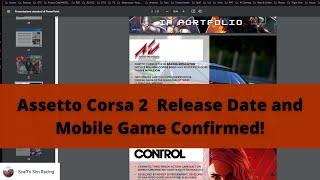 Assetto Corsa 2 Release Date and Mobile Title Confirmed!