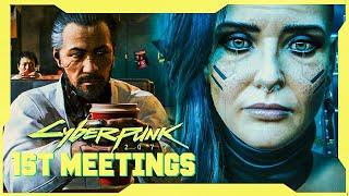 Meeting TAKEMURA & ROGUE For The First Time In Cyberpunk 2077