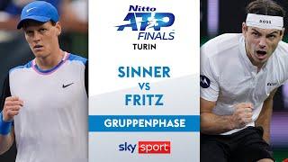 Sinner  vs. Fritz  - Gruppenphase | Nitto ATP Finals 2024 | Highlights - Sky Sport Tennis