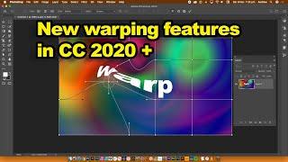 Photoshop CC 2020 Warp split transform new feature quick guide