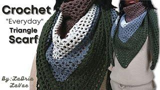 Crochet Everyday Quick Triangle Scarf