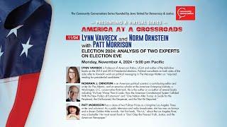 Lynn Vavreck and Norm Ornstein with Patt Morrison | America at a Crossroads