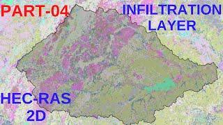 HEC-RAS 2D: How to Create Infiltration Layer for 2D Flood Modeling -T4