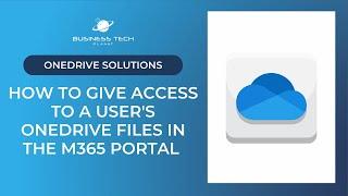 How to give OneDrive access to another user