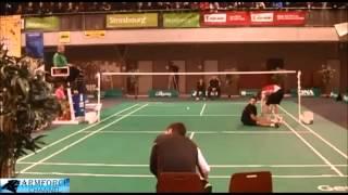 Badminton - amazing and funny moments, rallies and trickshots