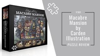 Reviewing A Carden Illustration Jigsaw Puzzle | Macabre Mansion | V160