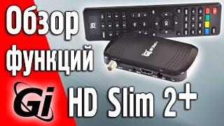 Overview of the GI Slim2 + DVB-S2 HD menu of the Galaxy Innovations satellite receiver