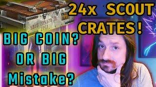 Are Scout Containers BIG PROFITS or BIG WASTE of COINS | CROSSOUT how to make coins tips and tricks