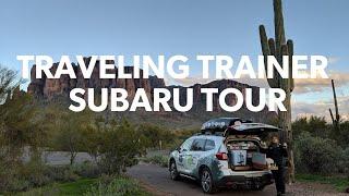 Leave No Trace Traveling Trainer Subaru Tour