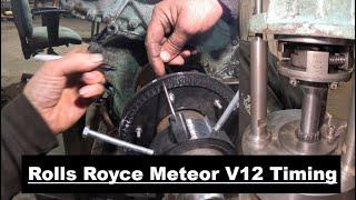 Ignition timing on our Rolls Royce Meteor!