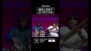 melody of Rhythm #tabla  Zakir Hossain in Hyderabad