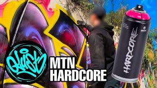 GRAFFITI  TESTING MTN HARDCORE ON RAW CONCRETE 