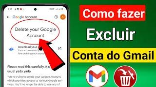 Como excluir conta do Gmail || Como excluir a Conta do Google